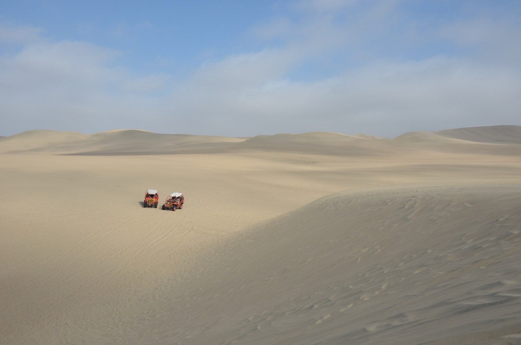 Desierto abierto en la región de Ica